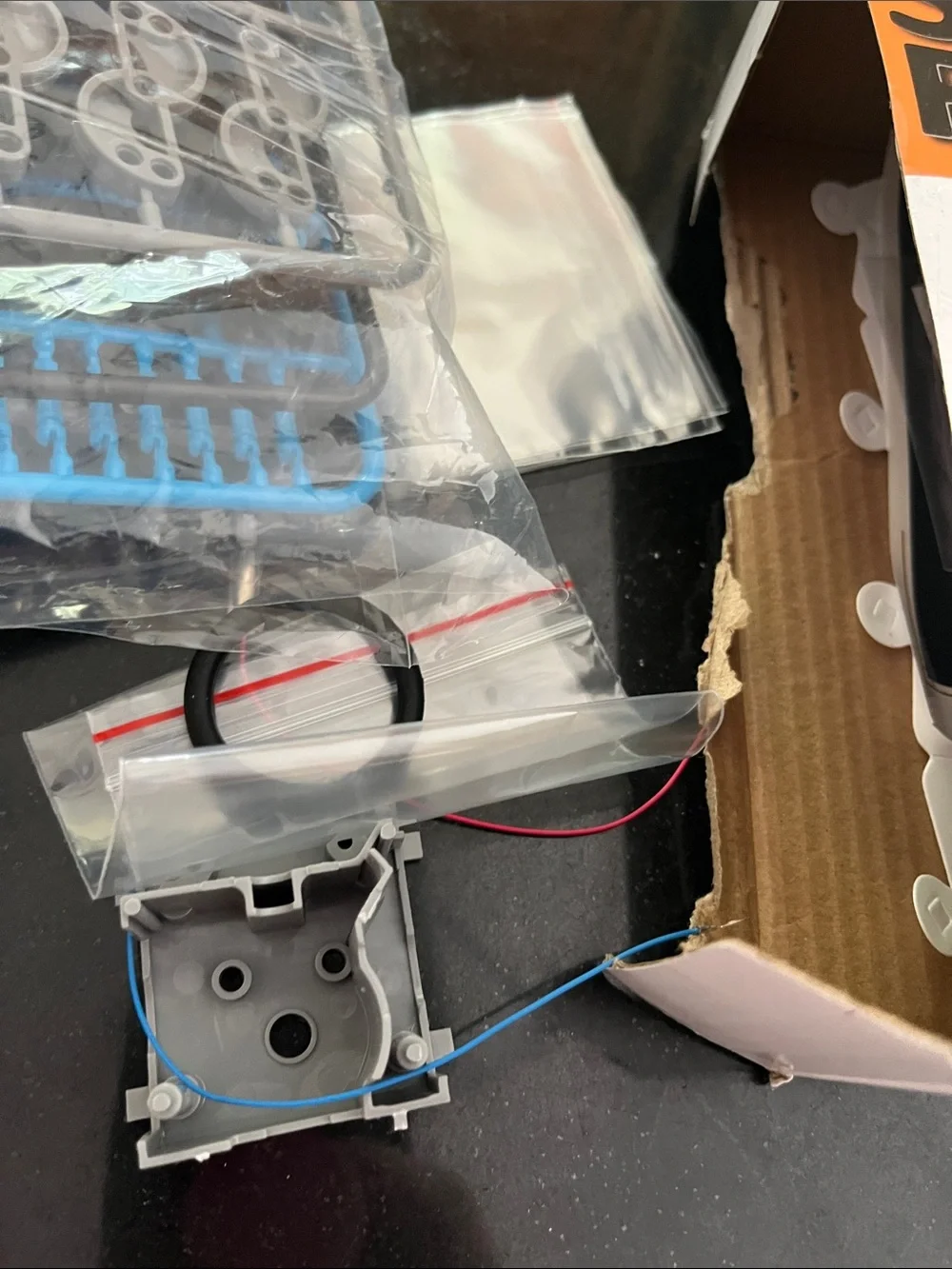Lucky Doug Solar Robot Kit — Orange and Gray 12-in-1 STEM Builder
